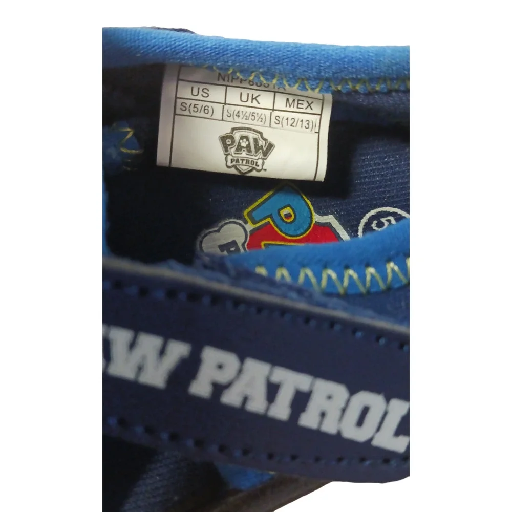 Paw Patrol Chase Marshall Toddler Water Shoes Baby Boys Navy Blue Small (5/6)